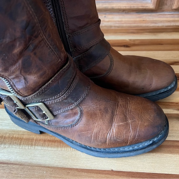 Harley-Davidson Women’s Sennett Tabacco Motorcycle Boots *RARE* - Picture 15 of 16